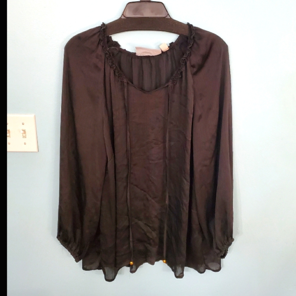 Black Gauzy Blouse
